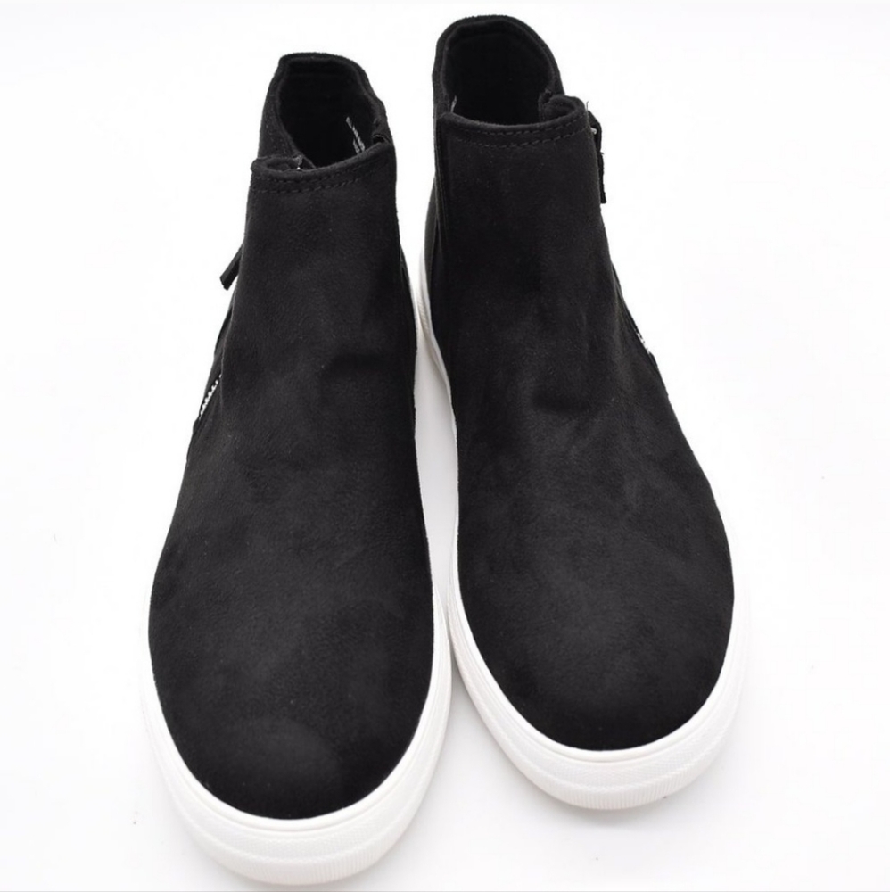 Black Sneaker Wedges Size 10 - Picture 3 of 6